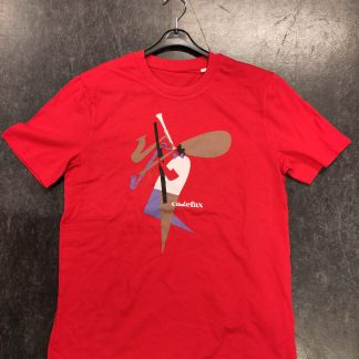 (exclusief voor nieuwsbrief-lezers) T-shirt Calefax Riet Festival, biologisch katoen